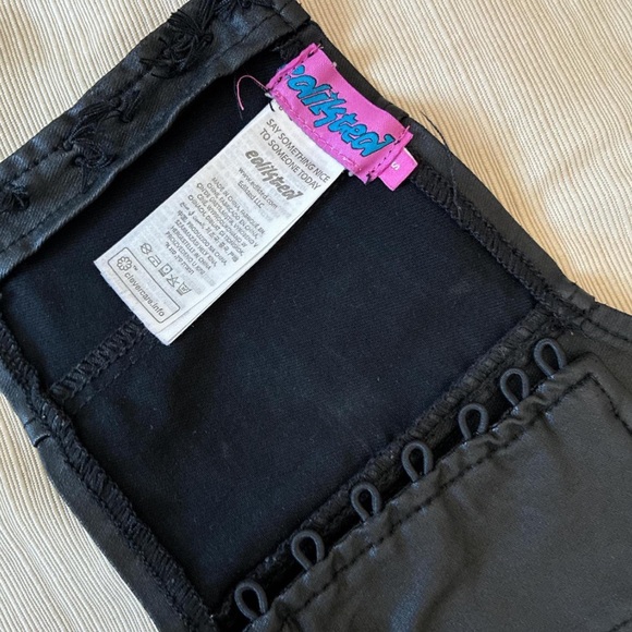 Edikted Black Corset Top - Picture 2 of 2